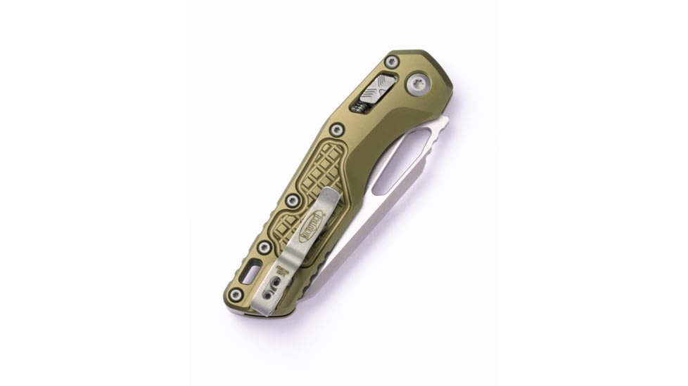 Microtech MSI S/E Frag Apocalyptic Standard 3.88in Folding Knife, Manual Folder, OD Green, 210-11APFROD