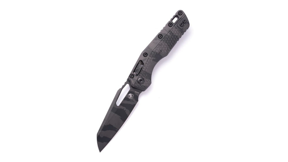 Microtech MSI S/E Standard Tri Grip 3.88in Folding Knife, Manual Folder, Midnight Tiger Camo, 210T-1PMMTC-X8Z4