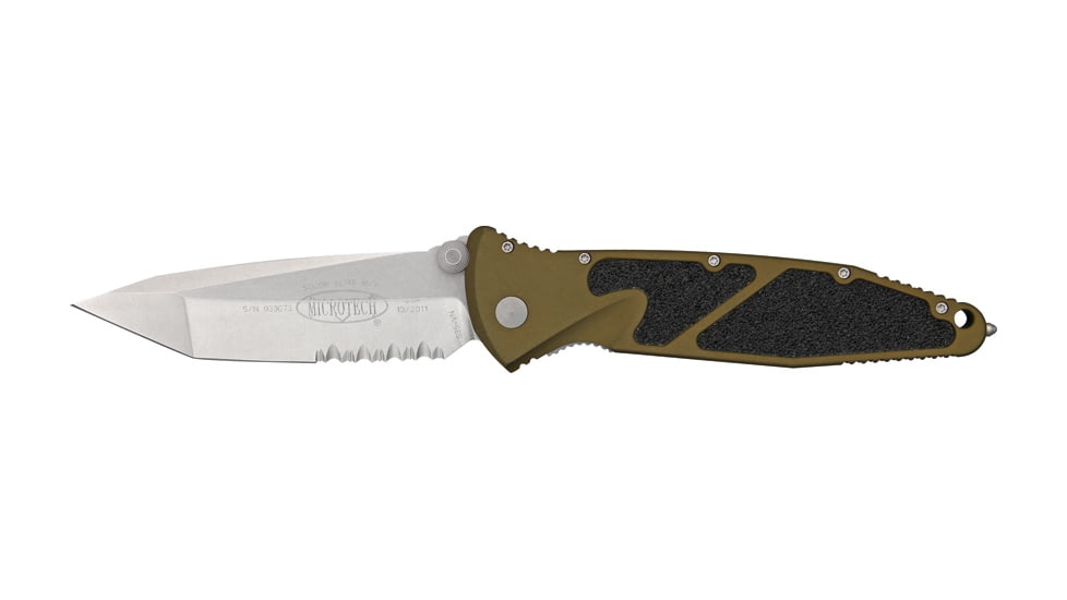 Microtech Socom Elite Knife, Tan, 5 1/8in. Closed MCT16111TA