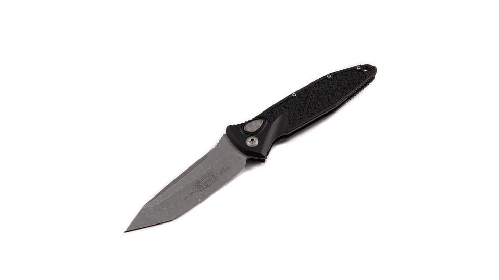 Microtech Socom Elite T/E-Auto Apocalyptic Standard 4.05in Automatic Folding Knife, Automatic Folder, 161A-10AP