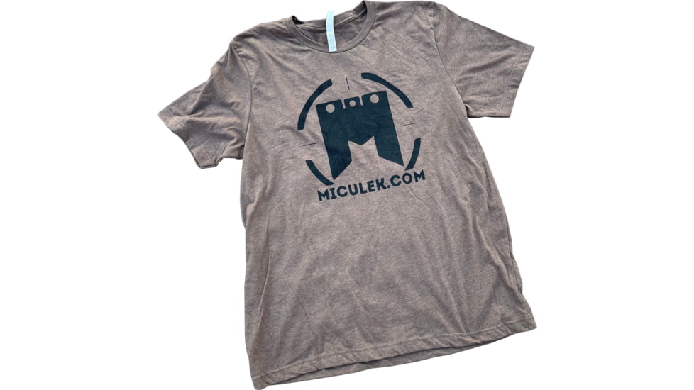 Miculek Logo T-Shirt, Small, Heather Brown, TEE-MICLOGO-SMALL-BR