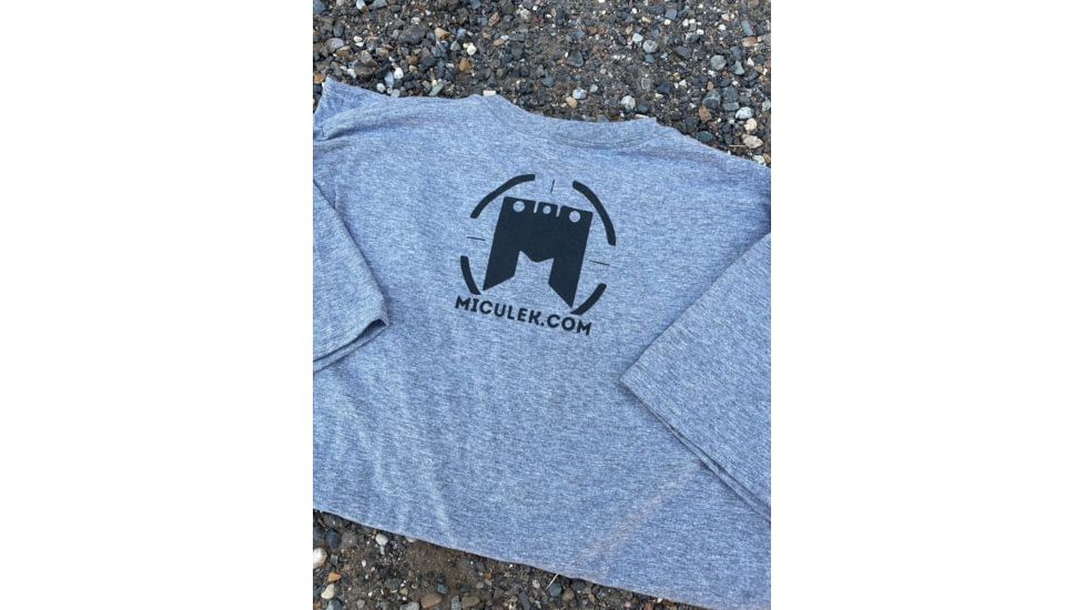 Miculek Logo T-Shirt, Medium, Heather Grey, TEE-MICLOGO-MEDIUM-GR