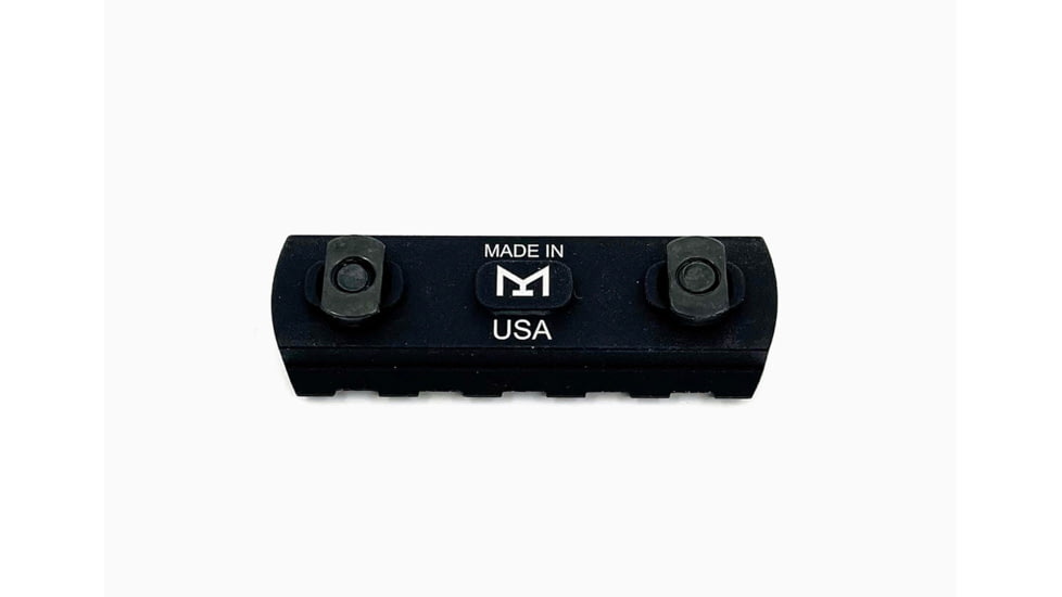 Mid-Evil Industries M-LOK Picatinny Rail Mount Section, 5 Slots, Black, PM5SLT