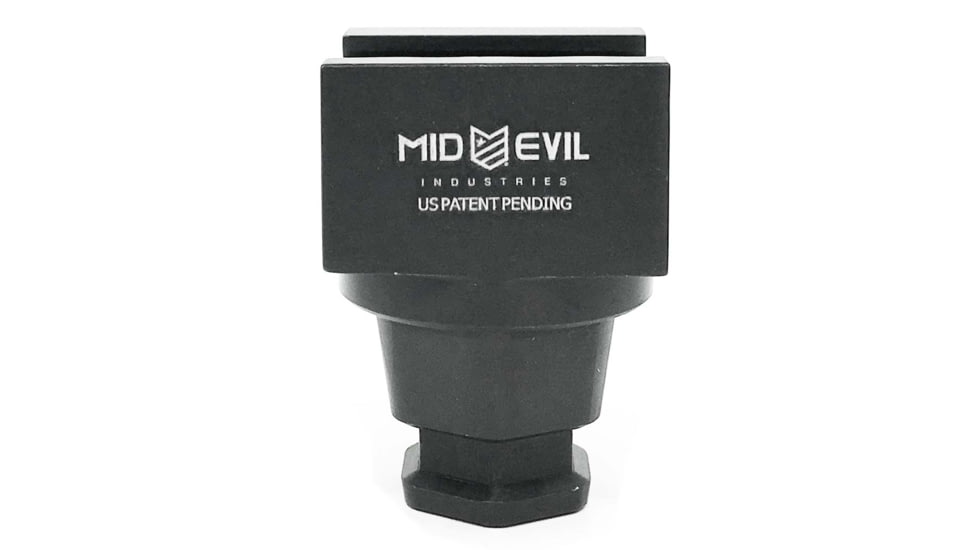 Mid-Evil Industries Quick Detach Direct Connect, Picatinny Rail Mount, Black, QDPDCB