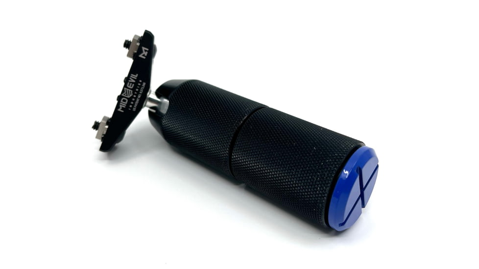 Mid-Evil Industries VFG Magpul M-Lok Standard Grip, 360 degrees, Gen 2, Thin Blue Line, MGSDBL