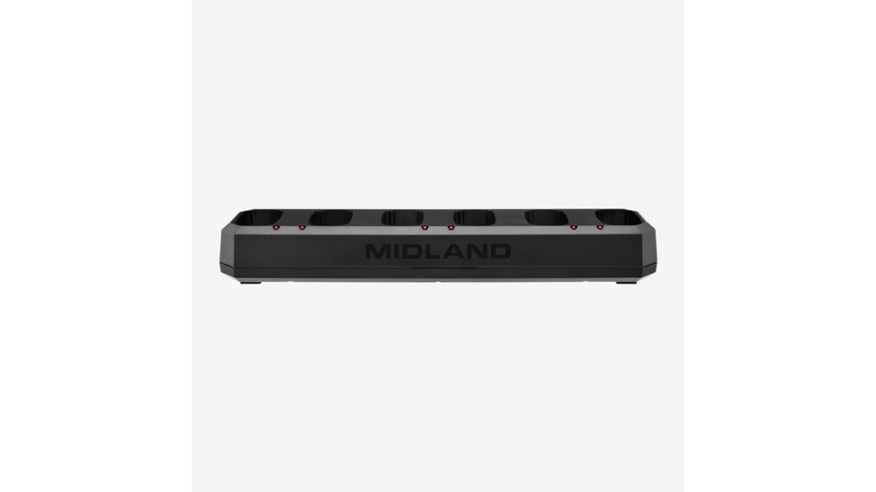 Midland BizTalkR FRS Two-Way Business Radio Six-Slotted Desktop Charger - BGC600, BGC600