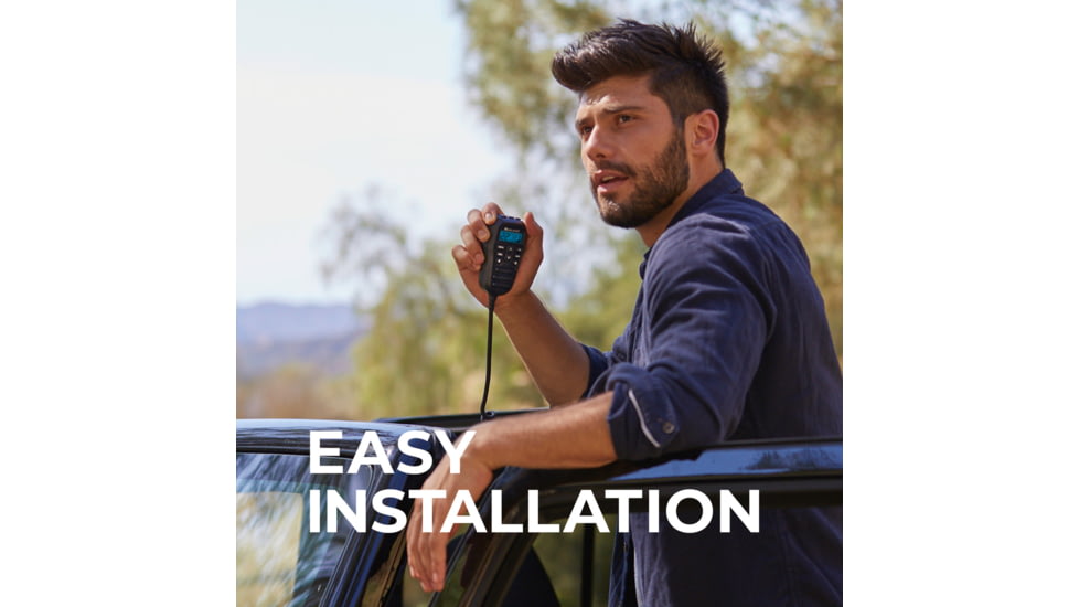 Midland Mirco Mobile 2 - Way Radio, Controll Mic, 15 Watt, 142 Priv Codes, 8 GMRS Repeater CH, Weath Alert, Mag Mount Antenna, MXT275