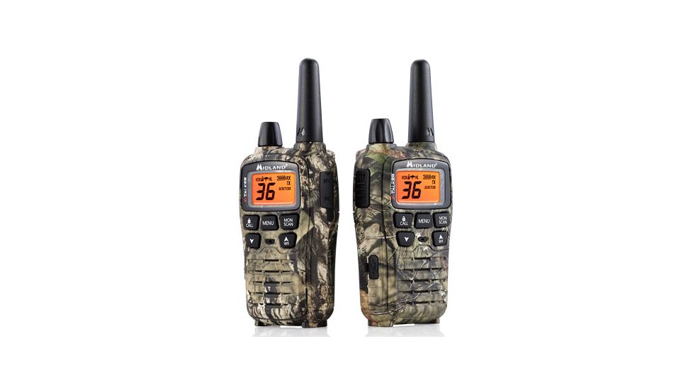 Midland Radio 36 Chl./38 mile w/121 codes, W/X Scan-Alert, Batts, Rapid Charge DTC/USB, Mossy Oak T75VP3
