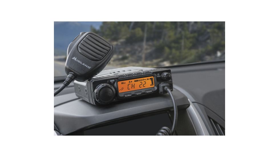 Midland Radio 40 Watt Micro Mobile GMRS Radio, Black, MXT400