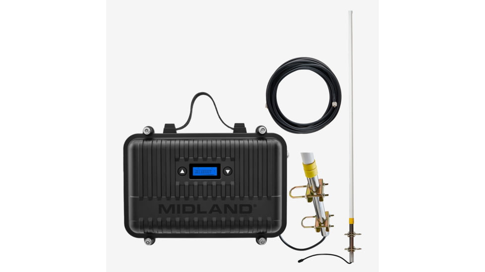 Midland Radio GMRS Waterproof Repeater Bundle - MXR10VP, MXR10VP-KIT