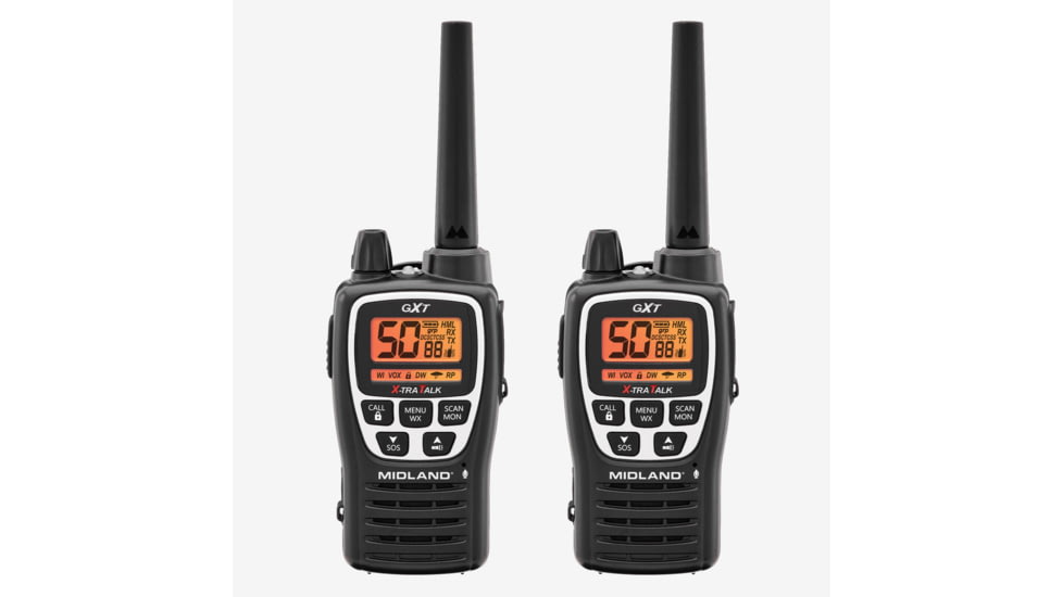Midland Radio GXT3000 GMRS Walkie Talkie 2 Pack - GXT3000VP4, gxt3000-gmrs-two-way-radio-bundle-gxt3000vp4