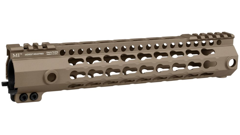 Midwest Industries 10in G3 Lightweight KeyMod, Flat Dark Earth, MI-G3KL10-FDE