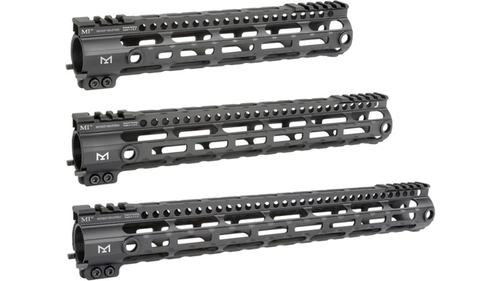 Midwest Industries G3 Lightweight LWM-Series One Piece Free Float Handguard, M-LOK