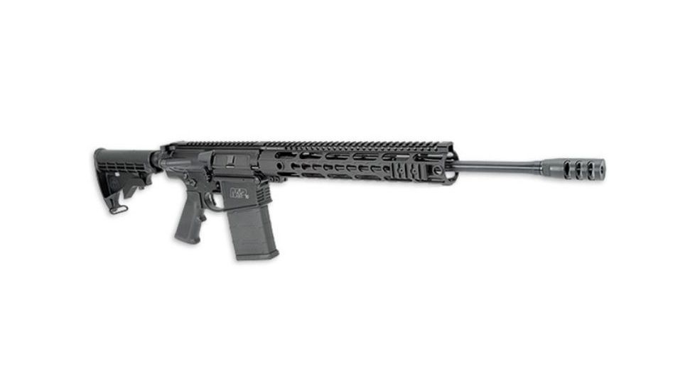 Midwest Industries .308 SS 15in Hand Guard - DPMS HIGH KeyMod, Black, MI-308SS15-DHK