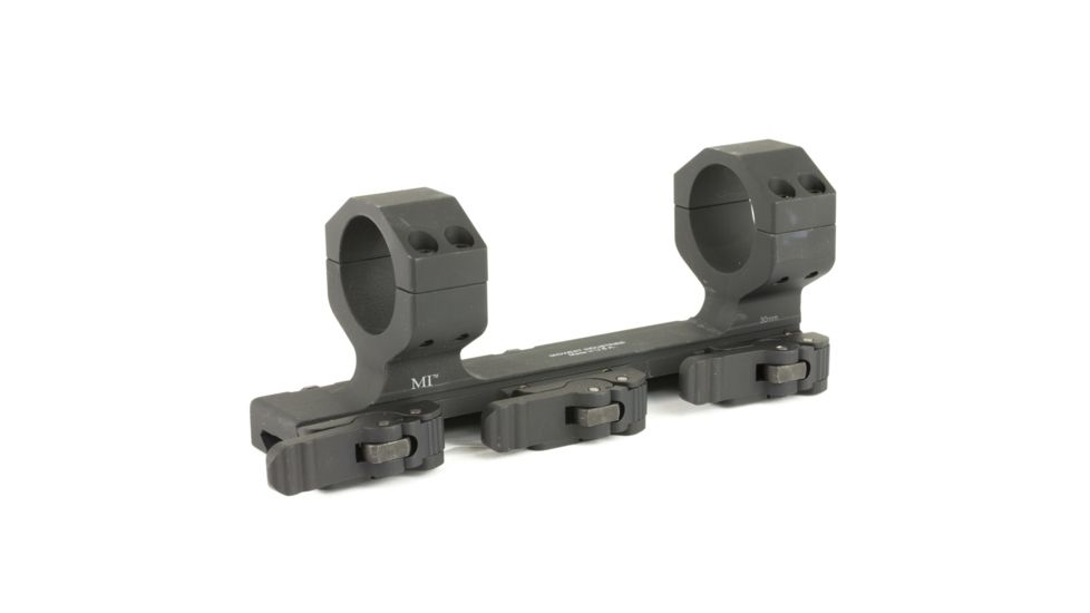 Midwest Industries 30mm 3 QD Levers Extreme Duty QD Scope Mount, Black, 30mm, MWMI-QD30XDSM