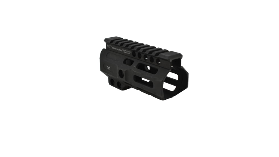 Midwest Industries 4.5in Combat Rail M-Lok Handguard, Black, MI-CRM4.5