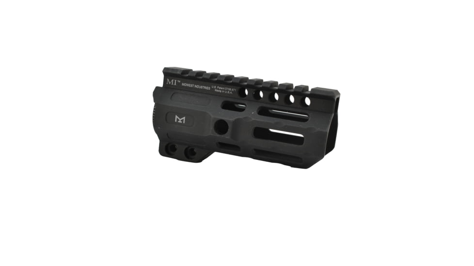 Midwest Industries 4.5in Combat Rail M-Lok Handguard, Black, MI-CRM4.5