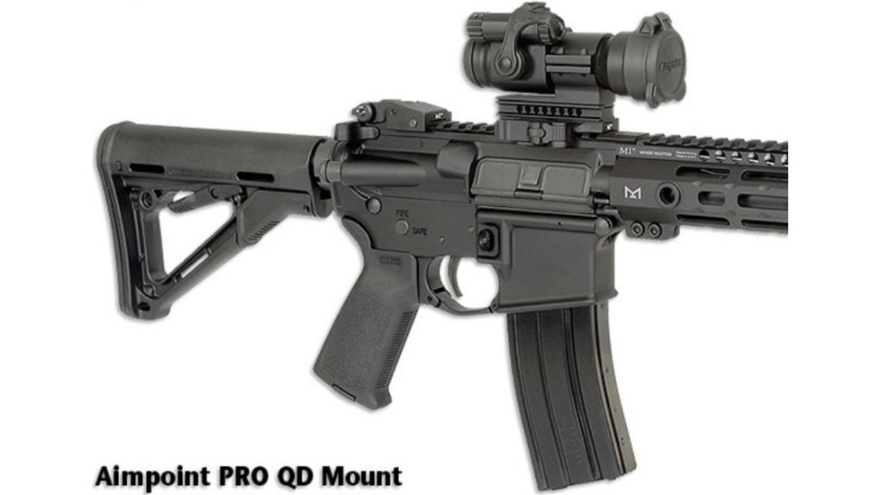 Midwest Industries Aimpoint Pro-Comp M4 QD Mount, Black, MI-QDAPM