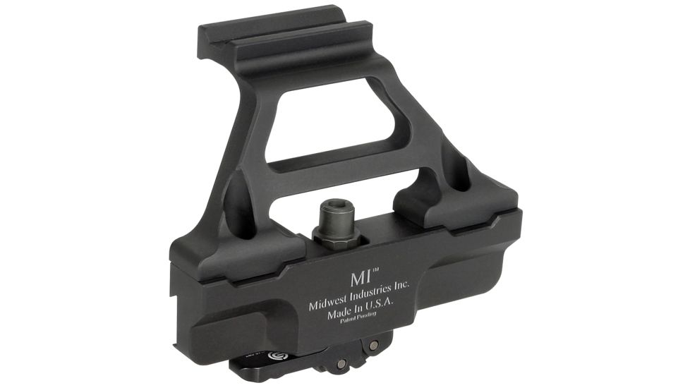 Midwest Industries AK 47/74 Generation 2 Trijicon Mini ACOG Quick Detach Modular AK Scope Mount, Black, MWMI-AKSMG2-MA