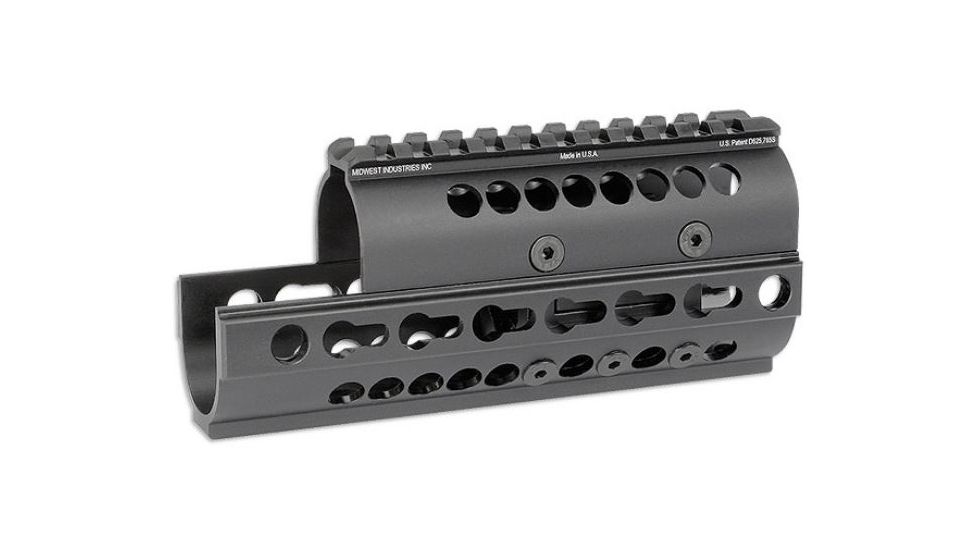 Midwest Industries AK-47/74 SS Yugo KeyMod Hand Guards, Black, MI-AK-SS-Y70K