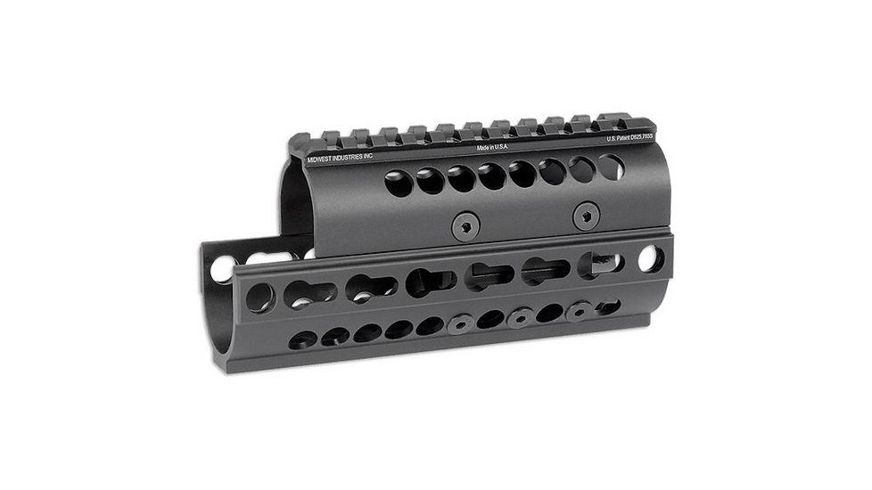 Midwest Industries AK-47/74 SS Yugo Krink KeyMod Hand Guards, Black, MI-AK-SS-Y92K