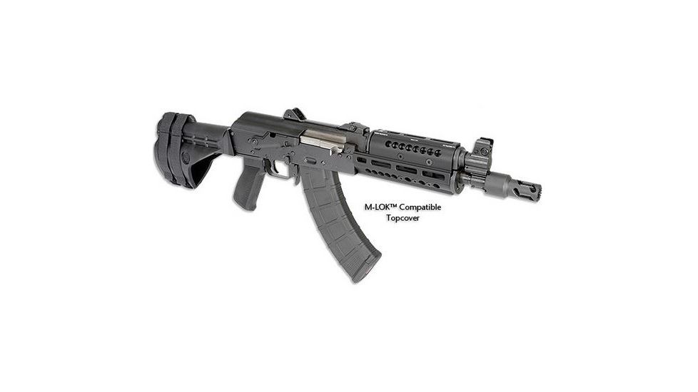 Midwest Industries AK-47/74 SS Yugo Krink M-Lok Hand Guards, Black, MI-AK-SS-Y92M