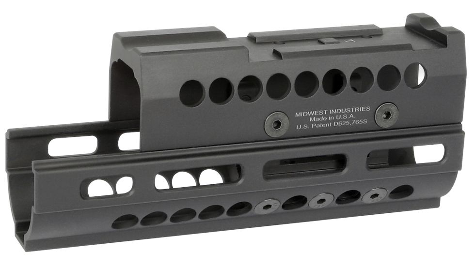 Midwest Industries AK-47/74 SS Yugo M-Lok T1/VS Top, Black, MI-AK-SS-Y70M-T1/VS