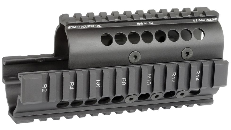 Midwest Industries Ak Handguard W/rails Yugo Model For Ak47/74