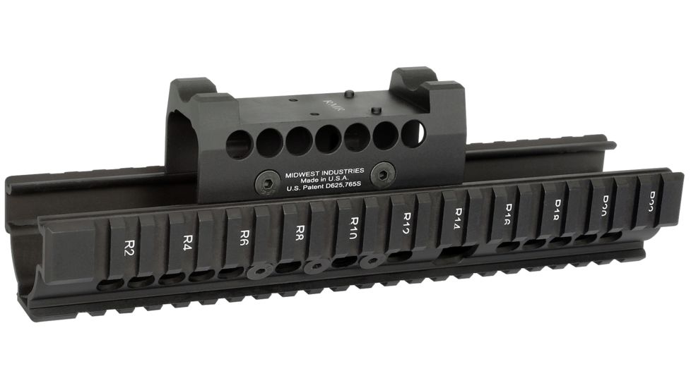 Midwest Industries AK47 / 74 Extended W/ Trijicon RMR Top Cover, Black, MI-AKX-RMR