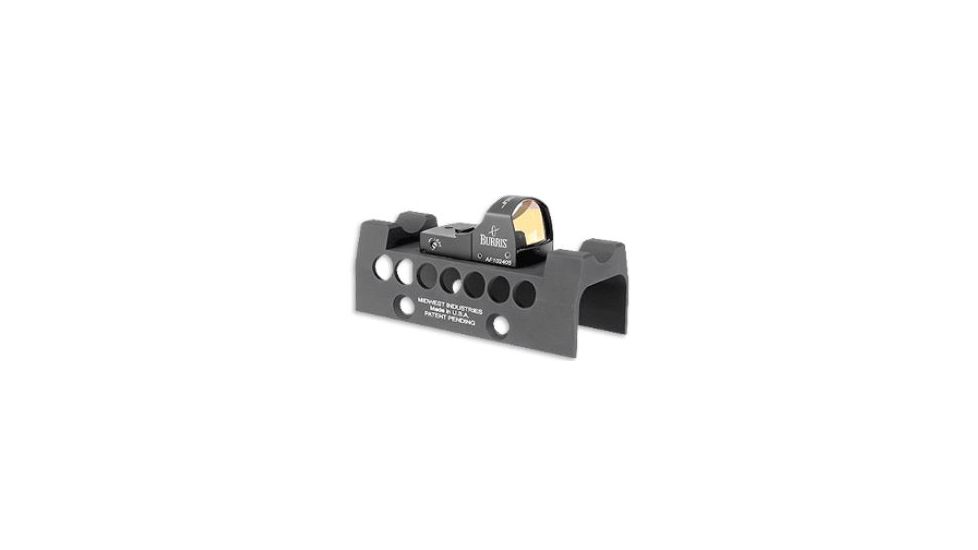 Midwest Industries AK47/74 SS Ext KeyMod W/ Burris FastFire, Black, MI-AKSSX-K-BF