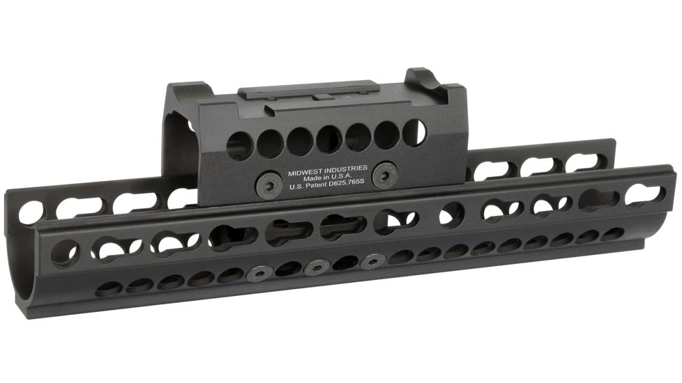 Midwest Industries AK47 / 74 SS Ext KeyMod W/ Vortex Top, Black, MI-AKSSX-K-T1/VS
