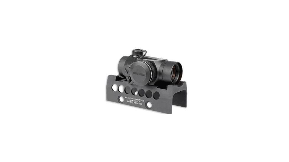 Midwest Industries AK47 / 74 SS Ext KeyMod W/ Vortex Top, Black, MI-AKSSX-K-T1/VS