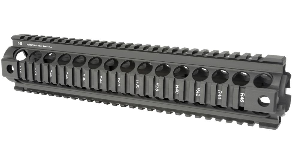 Midwest Industries AR-10 Rifle Handguard, Black, MI-AR10-RHG2