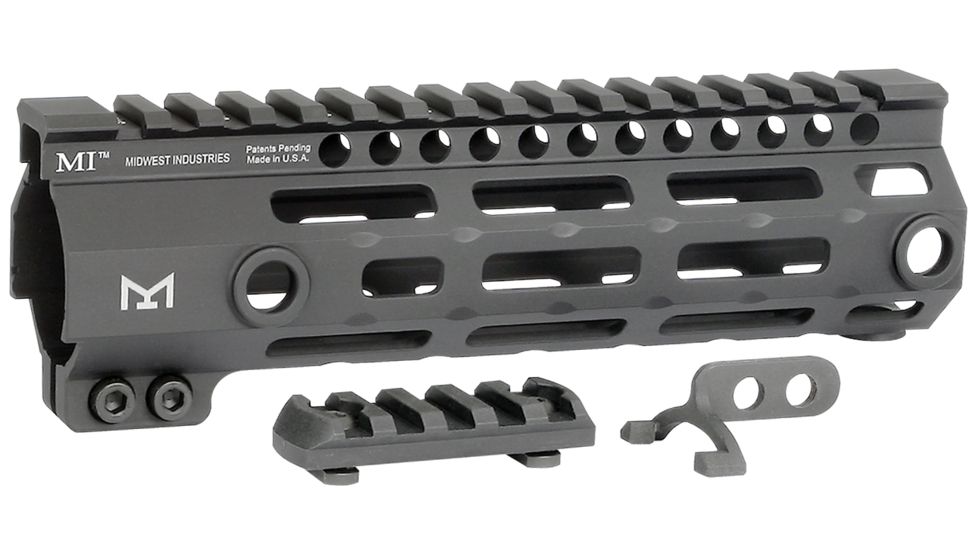 Midwest Industries G3M Series M-LOK Handguard, 7in, Fits AR-15, Black, MI-G3M7