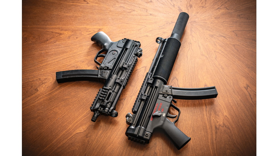 Midwest Industries Gen 2 Top Heckler &amp; Koch MP5K Rifle Rail Mount, Black, MI-MP5KTR-G2