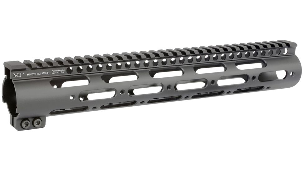 Midwest Industries Gen II SS Series 12in Rail, Black, MI-SS12G3