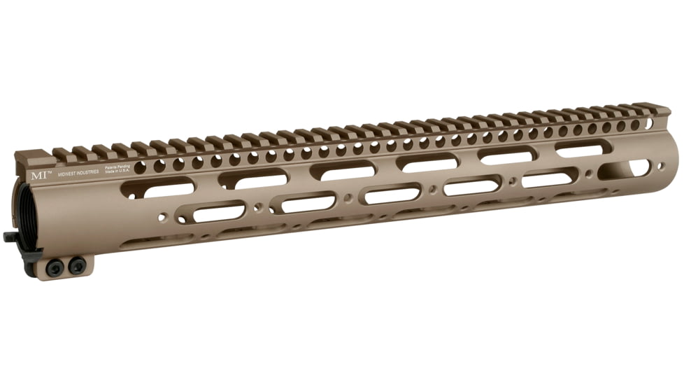 Midwest Industries Gen II SS Series 15in Rail, Flat Dark Earth, MI-SS15G3-FDE