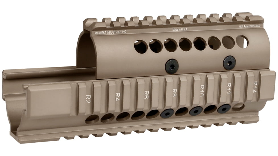 Midwest Industries Hand Guard for the Saiga AK-47, Flat Dark Earth, MI-AK-S-FDE