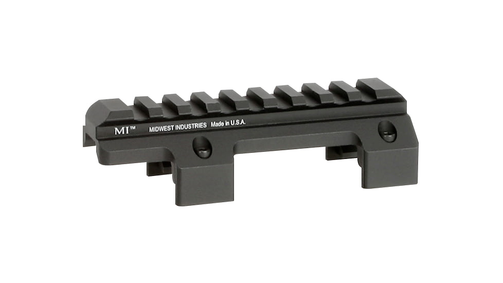 Midwest Industries HK MP5 Optic Picatinny Top Rail, Hard Coat Anodized, Black, MI-MP5-OR