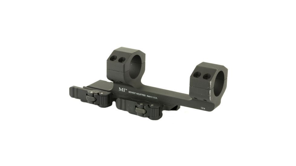 Midwest Industries Mi Qd Optic Mount 1'' Scope 1.5'' Offset Black