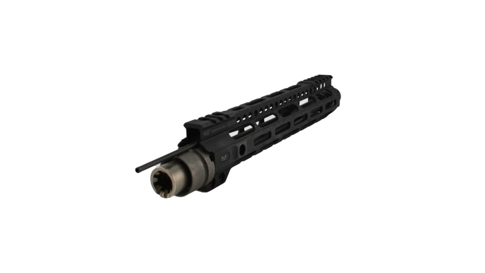 Midwest Industries MI Ultra Lightweight Titanium One Piece Free Float Handguard, M-LOK compatible, Black, 10.5in, MI-ULW10.5
