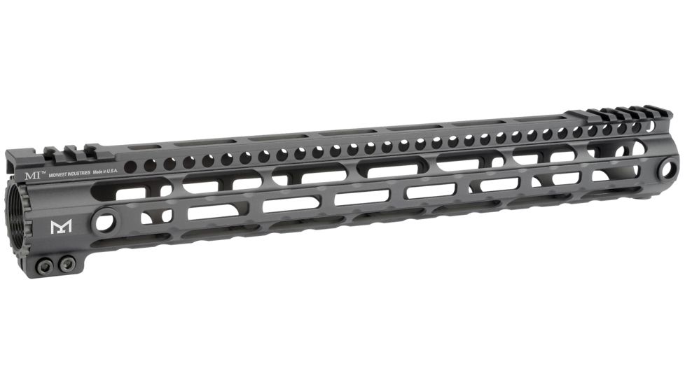 Midwest Industries MWI Lightweight M-Lok Series One Piece Free Float Handguard 15 Inch Black