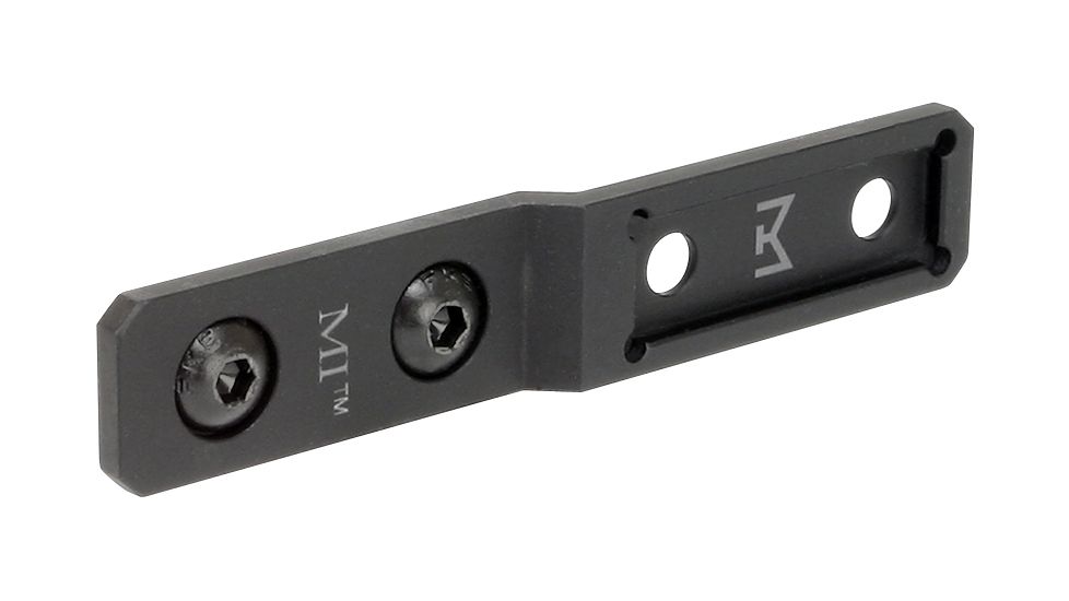Midwest Industries Raise Straight Surefire Light Mount, M-Lok, Black, MI-RSSM