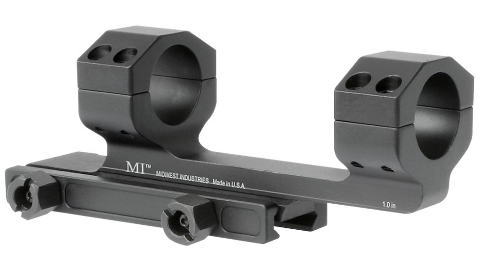 Midwest Industries Scope Mount Gen2, 1inch, Black, MI-SM1G2