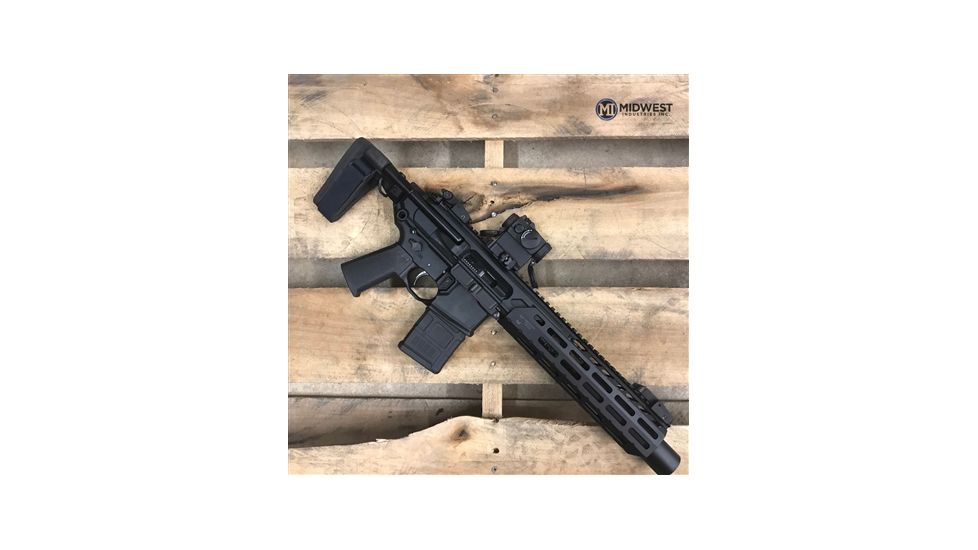 Midwest Industries SIG Rattler M-Lok Suppresser Compatible Handguard, Black, 10in MI-SIGRSP-10