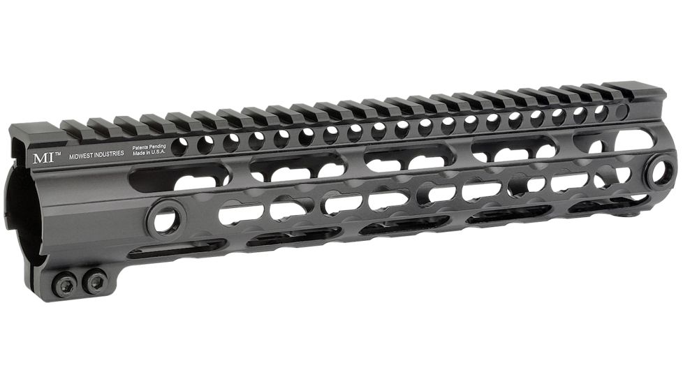 Midwest Industries SS Series KeyMod Handguard 10in, Black, MI-SSK10G3