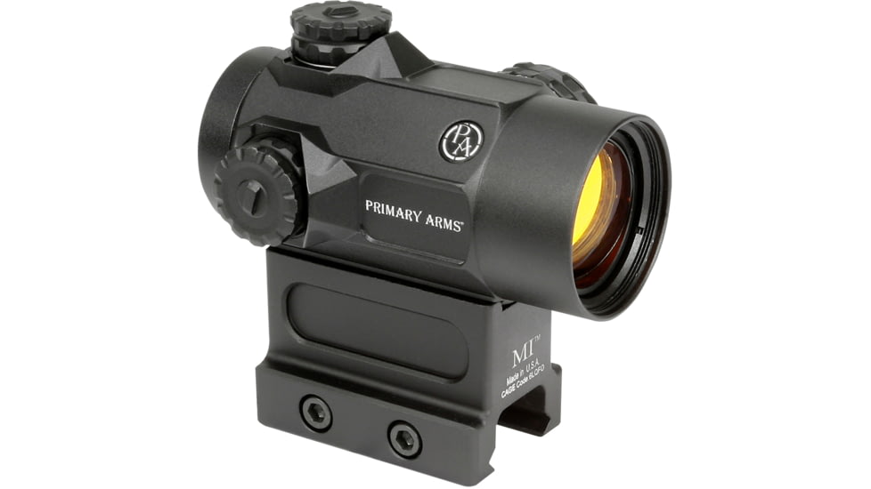 Midwest Industries T1/T2 Red Dot Optic Mount, Lower 1/3, Black, MI-T1-1/3