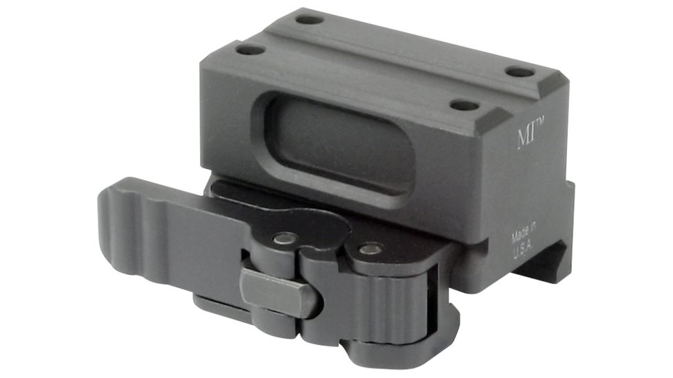 Midwest Industries Trijicon MRO Lower 1/3 QD Mount, Black, MI-QDMRO-1/3