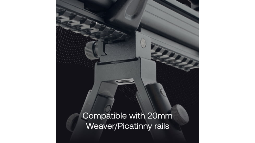 MIGHTY TACTICAL BP-01 Bipod, 6.2-6.7in Height Range, MT-BP-01