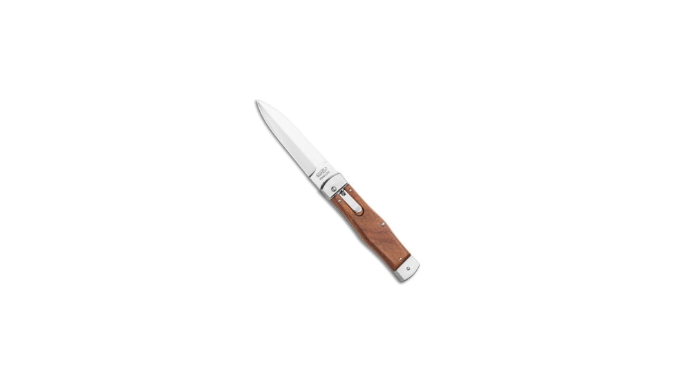 Mikov Mikov 241 Predator Double Bolster Leverlock Automatic Knife Wood 3.75" Polish, Wood, 420, adult, BHQ-114695